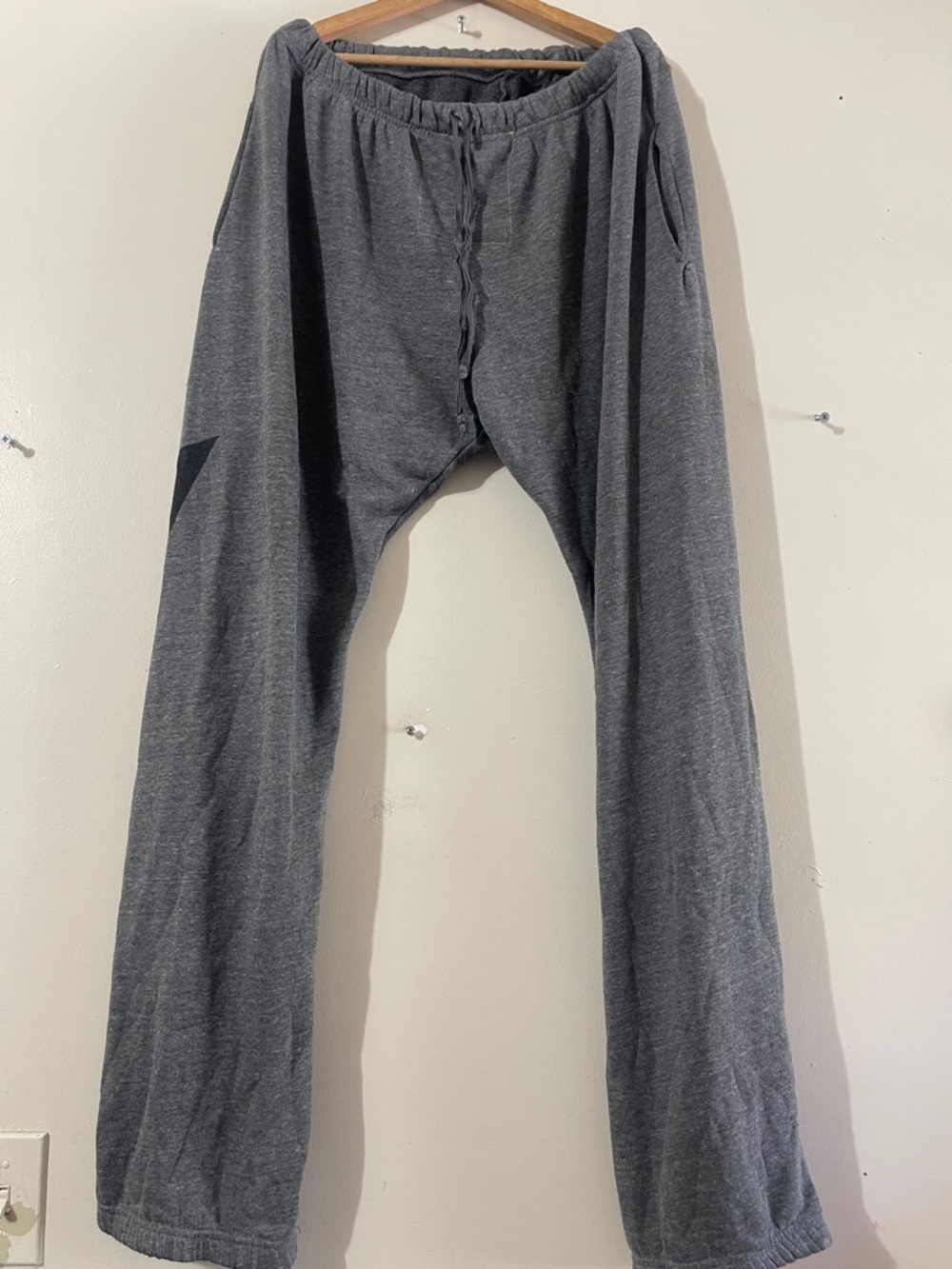 Aviator Nation Heather Charcoal Drawstring Joggers